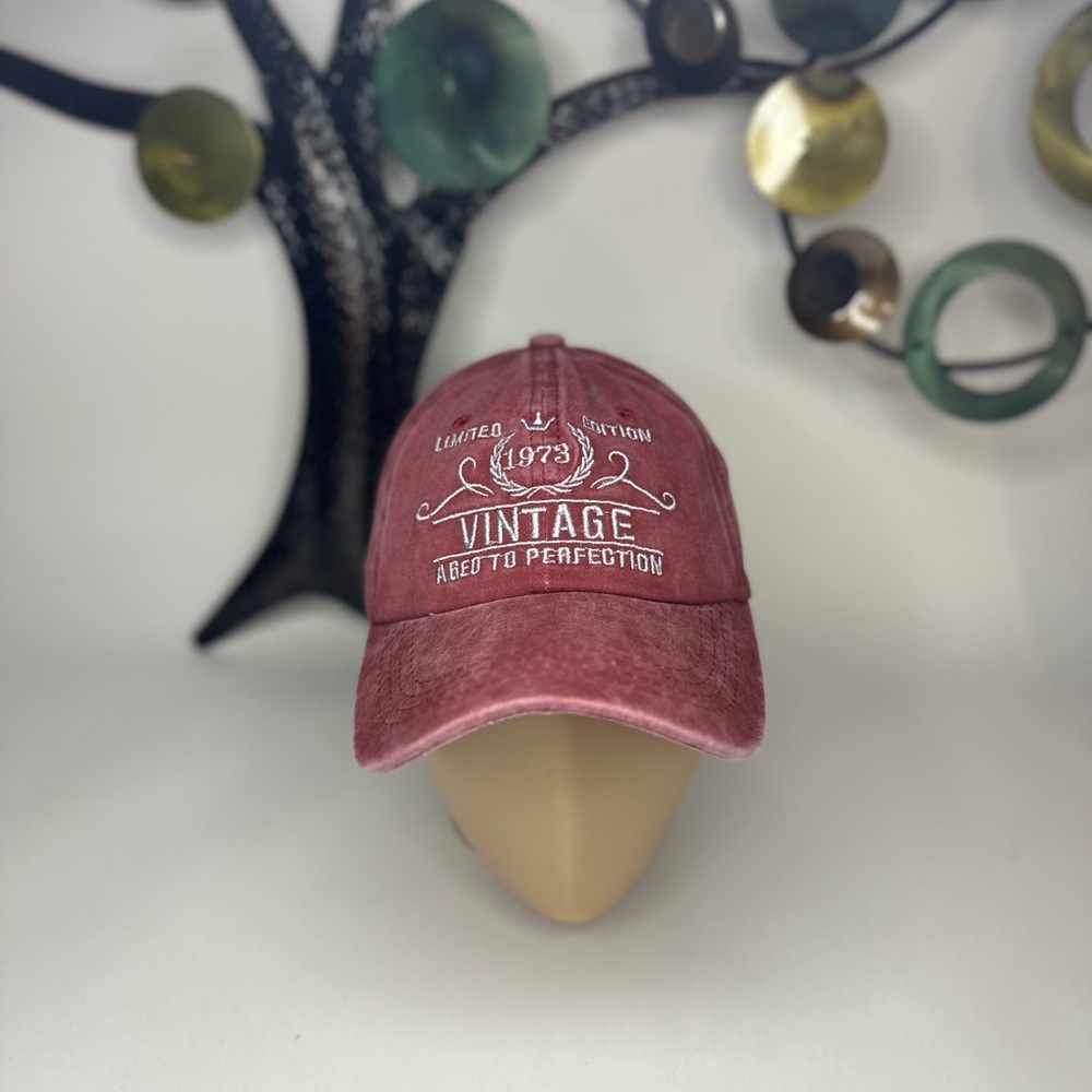The Limited Vintage Burgundy Cap